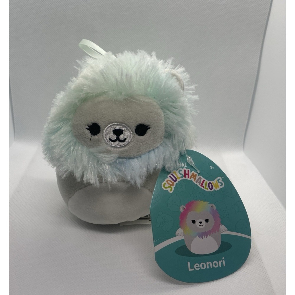 NWT Squishmallows Leonori the Manticore Lion Plush Ornament Toy 4" KellyToy
